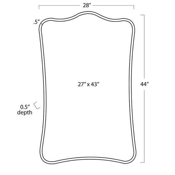 Lyrical Mirror Line Drawing